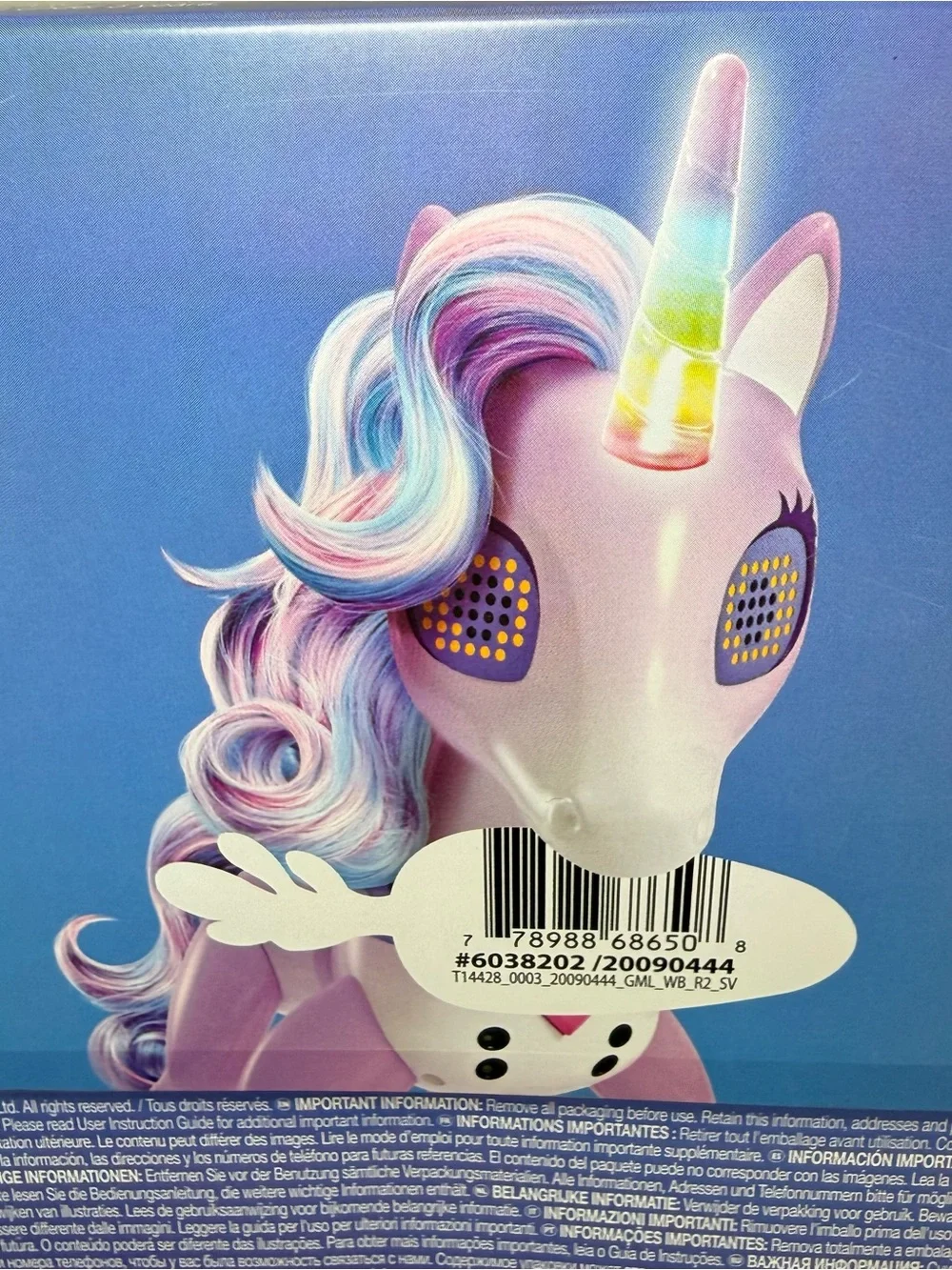 Zoomer Interactive Enchanted Unicorn Toy ToysRUs Exclusive Discontinued NIB New